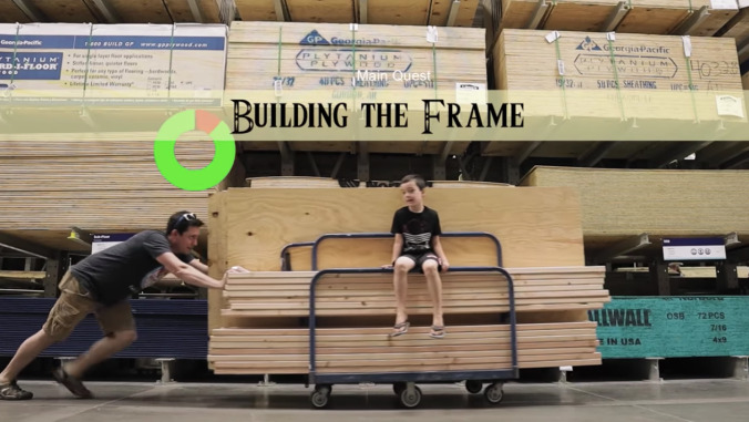 Show-off builds son a Breath Of The Wild playhouse and we’re not jealous at all, no sir