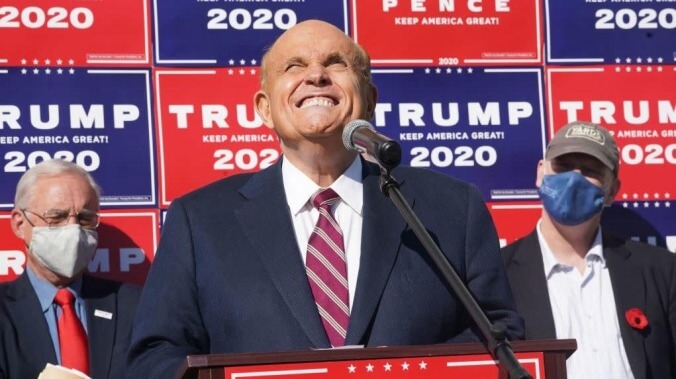 Tim Heidecker memorializes Rudy Giuliani's Four Seasons Total Landscaping appearance in song