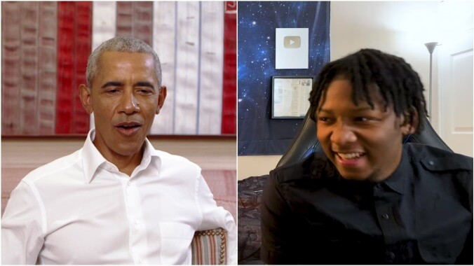 Obama surprises viral YouTubers during chat about "The Times They Are A-Changin'"