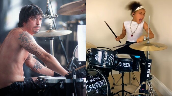 At last, the war between Dave Grohl and child drummer Nandi Bushell has come to an end