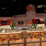 Stephen Colbert and Chef José Andrés do their annual Thanksgiving cooking segment from the roof