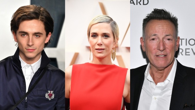 Timothée Chalamet, Kristen Wiig, Springsteen heading to SNL in December