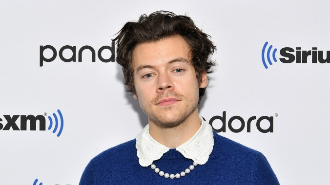 Harry Styles, banana in mouth, trolls right-wing critics of his "manliness" on Instagram