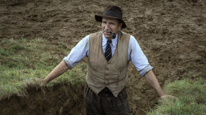 Ralph Fiennes makes quite a find in the trailer for Netflix period drama The Dig