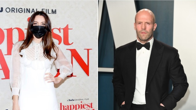 At last, the Aubrey Plaza/Jason Statham murder team-up we've been dreaming of