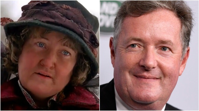 Piers Morgan: "I am not the bag lady in Home Alone 2"