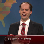 Playing Eliot Spitzer on SNL made Bill Hader sick for a week