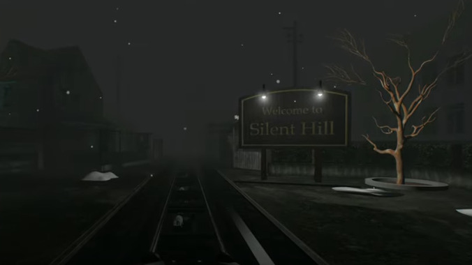 In our restless dreams, we see this Silent Hill rollercoaster