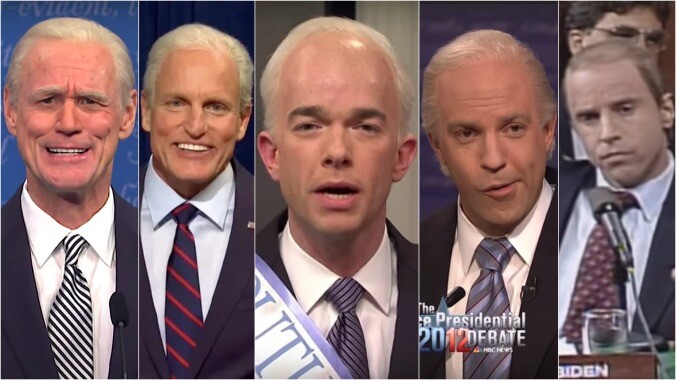 As Jim Carrey makes way for a new SNL Joe Biden, a look back at all the "fighting SNL Bidens"