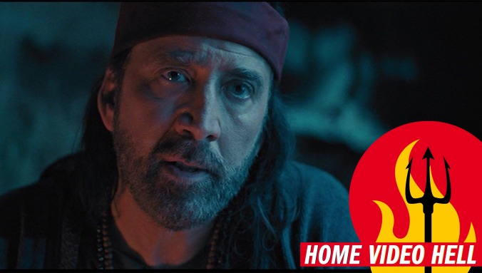 Finally: Nicolas Cage picks up a sword, goes Full Cage on some martial-arts aliens