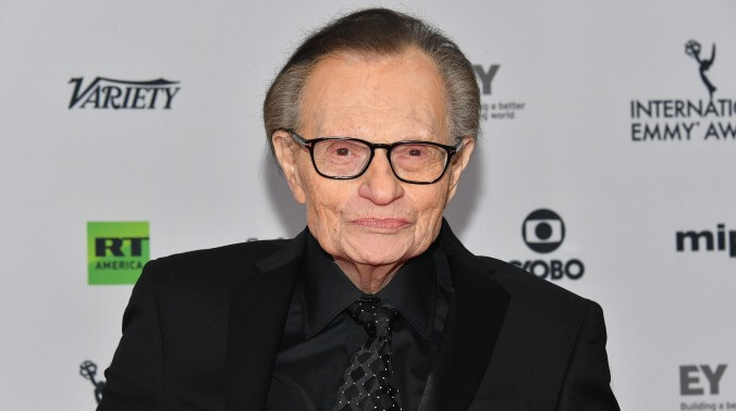 Larry King hospitalized with COVID-19