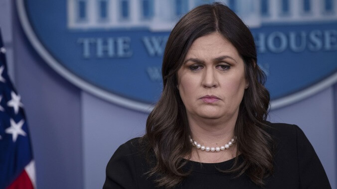 Sarah Huckabee Sanders got flunked on Twitter by her high school history teacher