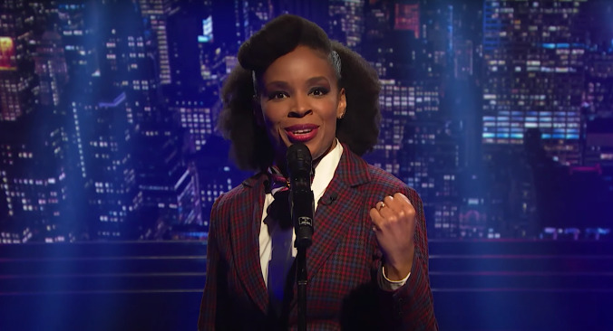 The failed white supremacist coup fills Amber Ruffin's heart with hilarious, sarcastic song