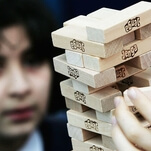 This is what a Guinness World Record-breaking Jenga Tower looks like