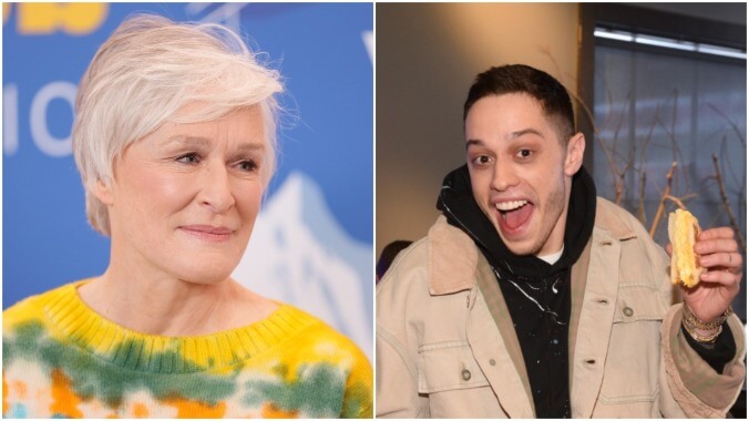 Pete Davidson and Glenn Close are friends now