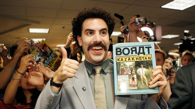 Sacha Baron Cohen recalls "panic attack" over having to be Borat for 5 days straight