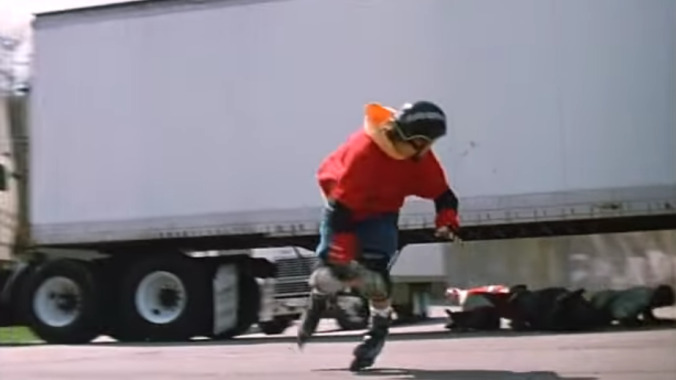 Let's revisit the most perilous rollerblade race in cinematic history