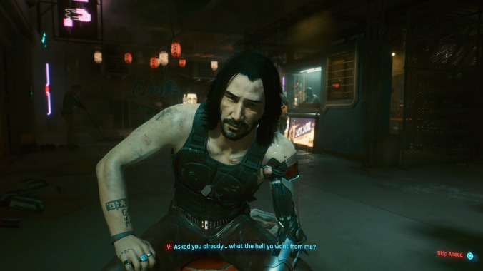 Cyberpunk developers ask players to please stop having sex with Keanu Reeves