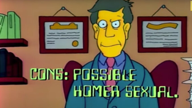 Here's a 2-hour long supercut of every LGBTQ joke made on The Simpsons