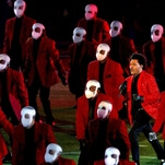 The Weeknd plays the hits, briefly gets lost in a maze in a by-the-book Super Bowl Halftime show