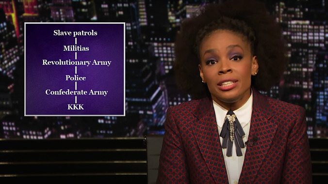 Amber Ruffin teaches White History Month proponents to be careful what they ask for