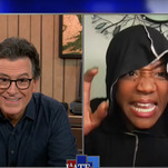 Tiffany Haddish and Stephen Colbert do Shakespeare, talk doing shrooms with Dave Chappelle