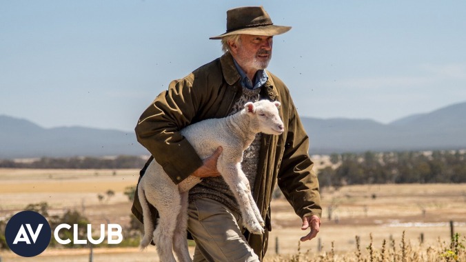 Rams' Sam Neill dishes on his ovine costars, shares photos of his beloved farm animals