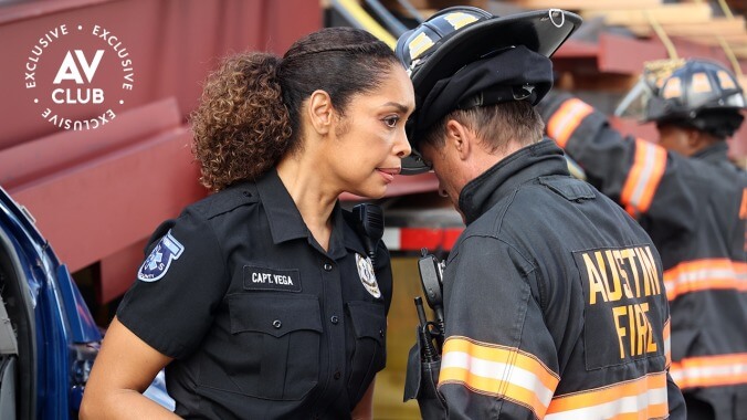 Gina Torres helps the 9-1-1: Lone Star team with a risky rescue in this exclusive clip