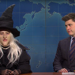 Even baby-eating witch Kate McKinnon is starting to doubt this whole QAnon thing