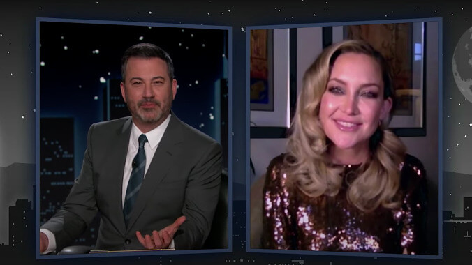 Jimmy Kimmel asks Music star Kate Hudson that question about Sia's controversial casting