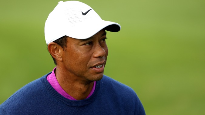 Tiger Woods hospitalized after car flips in accident