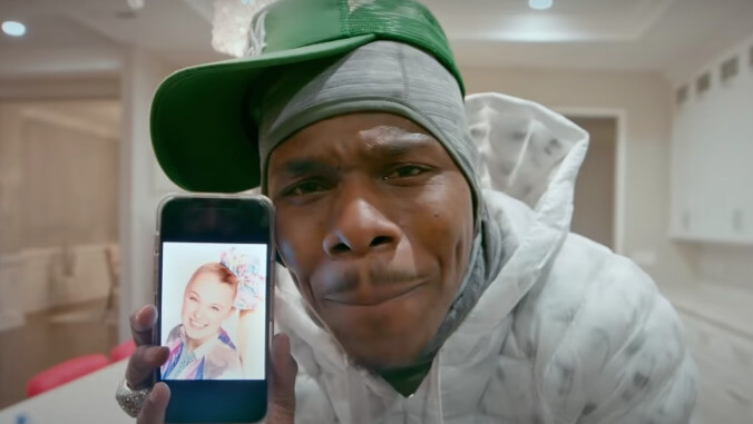DaBaby's JoJo Siwa line in "Beatbox Freestyle" was "all love," actually
