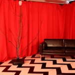 Adorable little squirrels experience adorable little horrors in a tiny version of Twin Peaks' red room