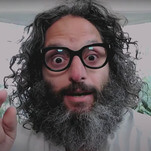 Jason Mantzoukas' quarantine vibe is part feral art collector, all Mantzoukas