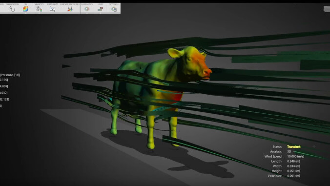 Consider, if you will, the aerodynamics of a cow