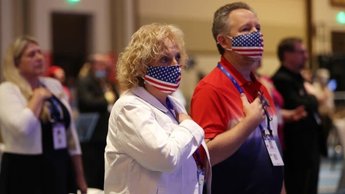 Today in metaphors: CPAC singer loudly, confidently butchers national anthem