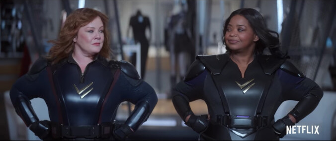 Melissa McCarthy and Octavia Spencer suit up in Netflix's Thunder Force trailer