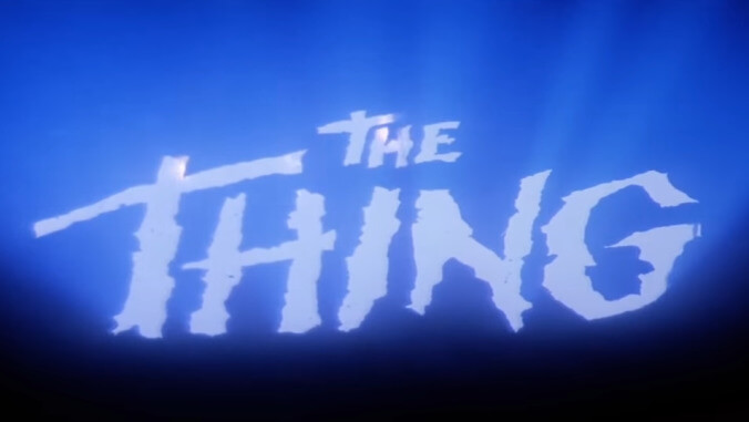 Filmmakers recreate The Thing's titles with ingenuity, lots of fire