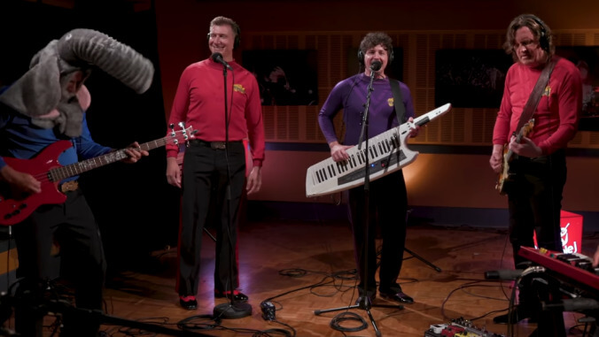 Naturally, The Wiggles' cover of Tame Impala's "Elephant" features an elephant costume