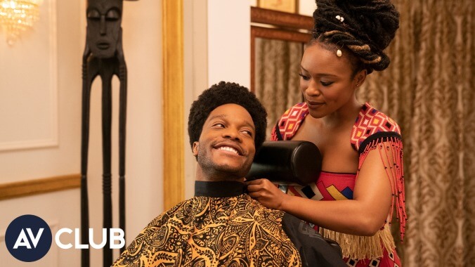 Jermaine Fowler and Nomzamo Mbatha say Coming 2 America is a "Black fairy tale"