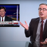 John Oliver weighs whether mocking Tucker Carlson's racism is more dangerous than ignoring it