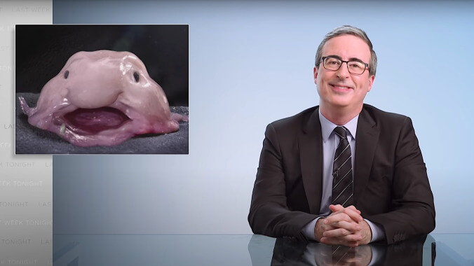 John Oliver enlists Richard Kind's sad blobfish to expose plastic manufacturers