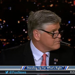 "Uh oh": Sean Hannity didn't realize they were back from commercial...