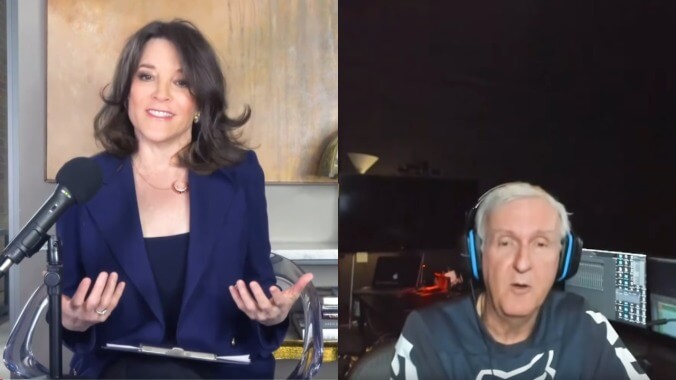 Marianne Williamson interviews James Cameron, suggests ways in which Avatar will usher in global peace