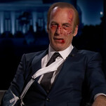 Bob Odenkirk shows off the price you pay for being a 58-year-old action star