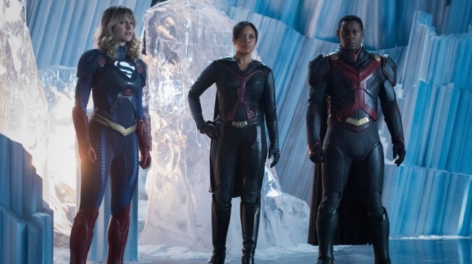 Supergirl’s final season premiere eventually lands somewhere interesting