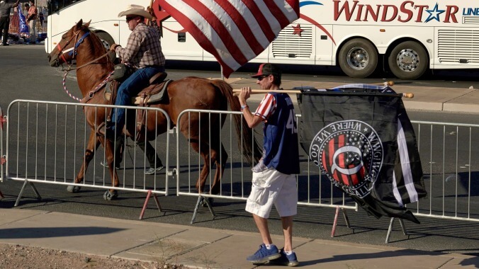 Saddle up, y'all! The QAnon "Patriot Roundup" conference trailer is here and you have to see it to believe it