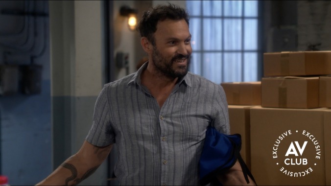 Brian Austin Green makes a bad first impression in this exclusive clip from The Conners