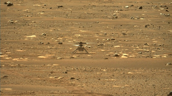 NASA just flew a drone on Mars, presumably annoying nearby Martians