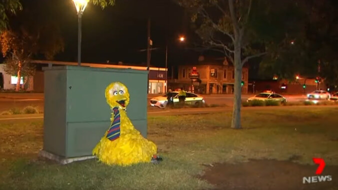 Australian news marks return of stolen Big Bird costume with experimental short film